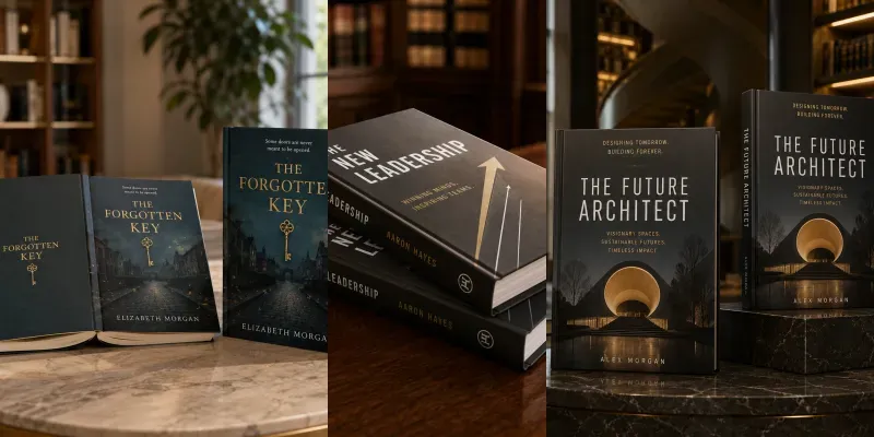 Luxury Library Book Mockup Duos generated by undefined