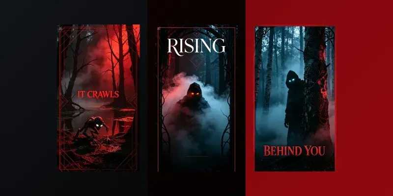 Dark Horror Instagram Posts generated by undefined
