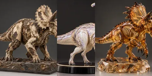Prehistoric Icons Adult 3d Dinosaur Art generated by chatgpt-image