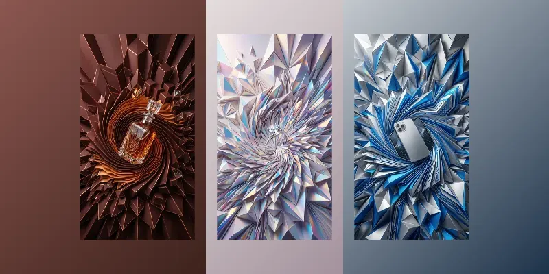 Prismatic Refractive Origami Stages generated by undefined
