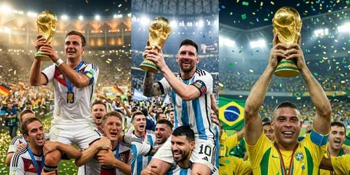 Fifa World Cup Champions Collections generated by gemini-image