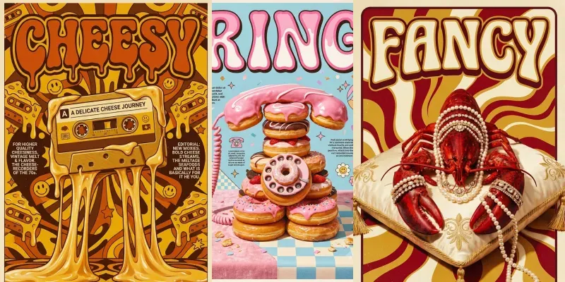 Retro Kitsch Poster Studios generated by undefined