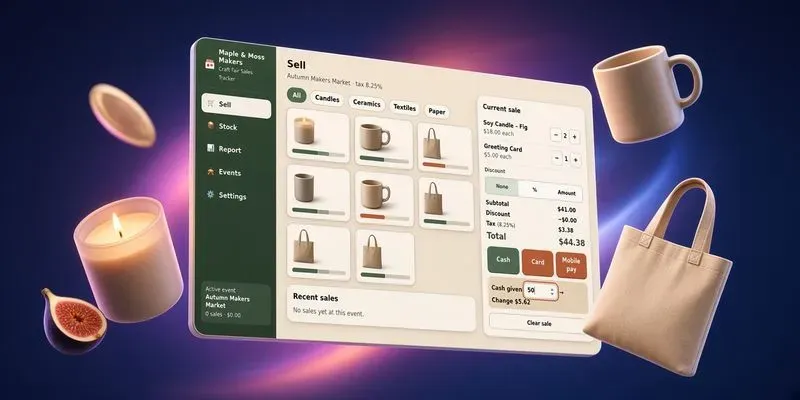 Craft Fair Sales Tracker App Builder
