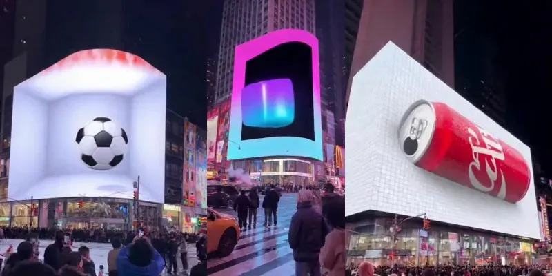 Objects Coming Out Of Billboards generated by undefined