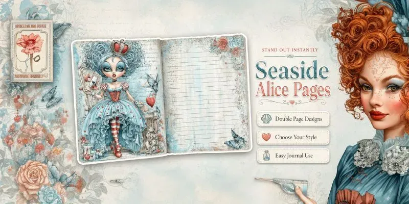 Alice In Seaside World Double Pages generated by undefined