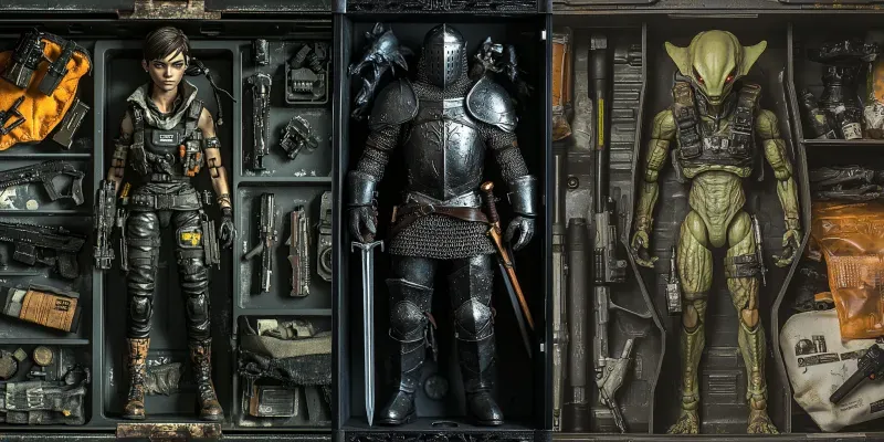 Action Figure Box Showcases generated by undefined