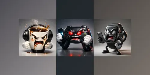 Angry Tech Cartoons generated by chatgpt-image