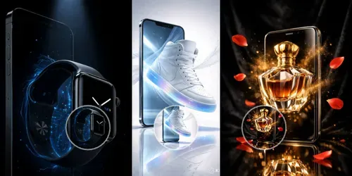 Products Break Reality ASMR generated by kling