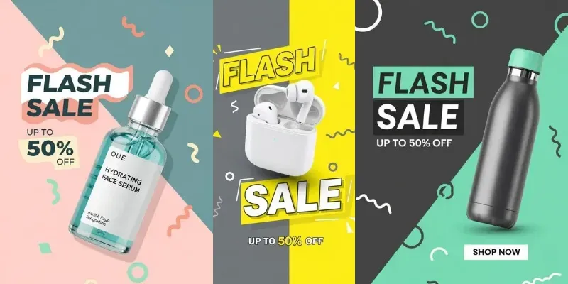 Vibrant Product Ads generated by undefined