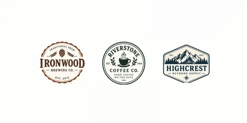 Vintage Badge Logos generated by chatgpt-image