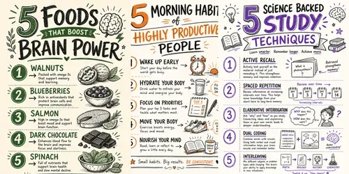 Educational Sketchnote Infographic Posters generated by chatgpt-image