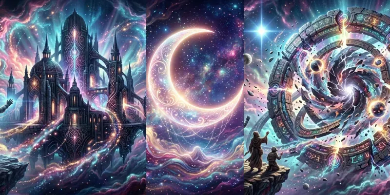 Cosmic Ethereal Space Surreal Galaxies generated by undefined