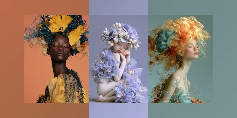 Sculpted Botanical Dreamers