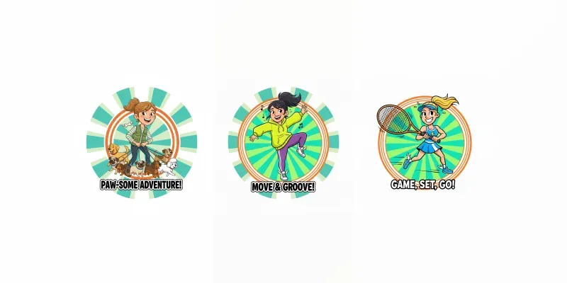 Modern Avatar Cartoon Style generated by undefined