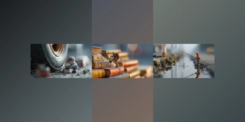 Cinematic Miniature Photos generated by undefined