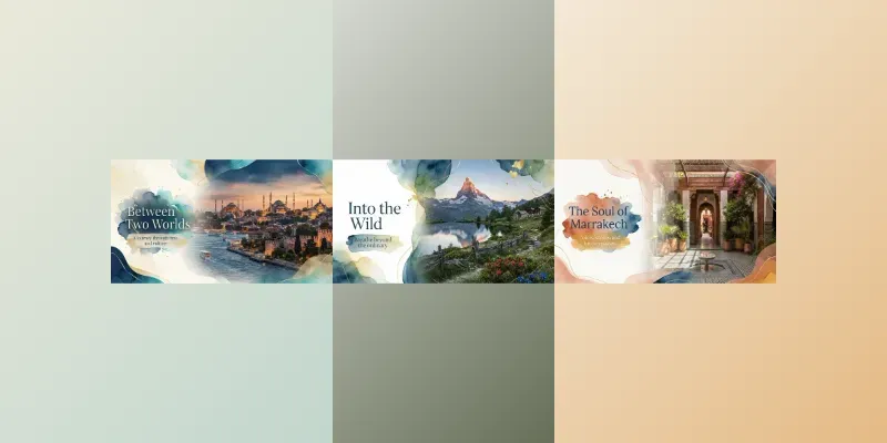 Travel Blog Hero Banners generated by undefined