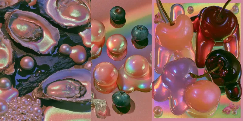 Cosmetic Food Surrealism Beauty X Food generated by undefined