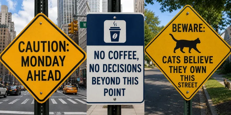 Funny Street Sign Creator generated by undefined