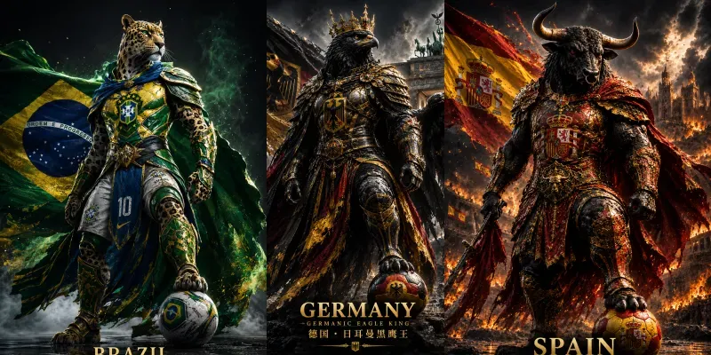 World Cup Beast King Posters generated by undefined