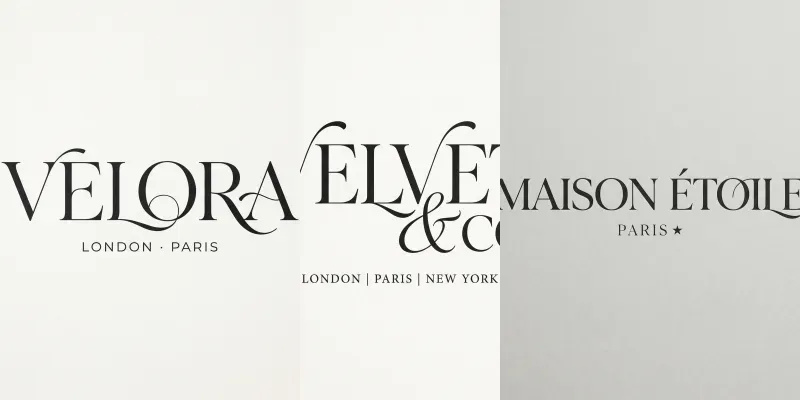 Luxury Fashion Serif Typography generated by undefined