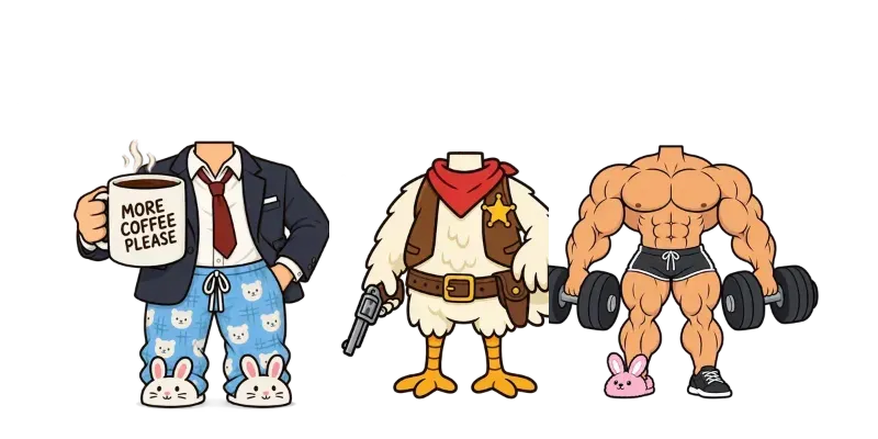 Funny Headless Avatar Bodies