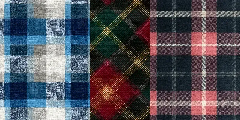 Christmas Plaid Seamless Patterns