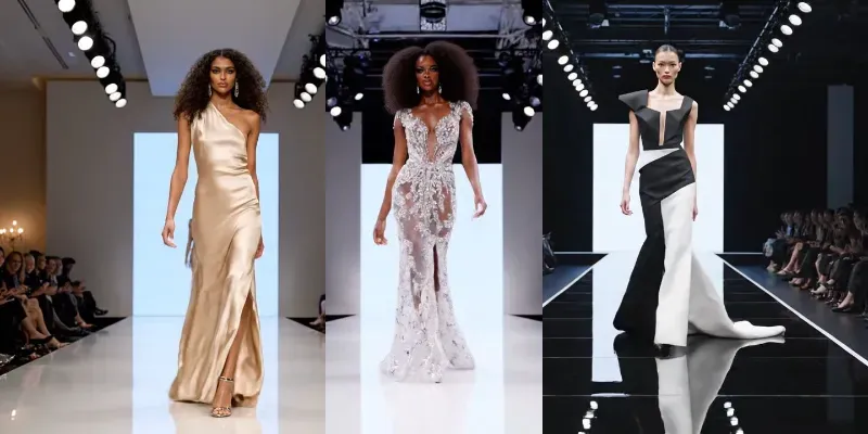 Premium Designer Dress Model Runway Shows generated by undefined