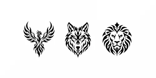 Minimalist Tribal Animal Logo Generator generated by chatgpt-image