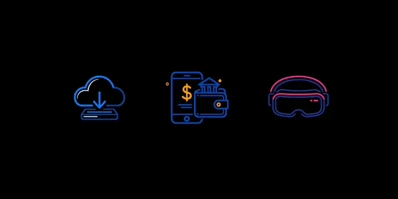 Minimal Tech Line Icons generated by undefined