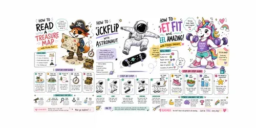 Cute Handdrawn Doodle Posters generated by chatgpt-image