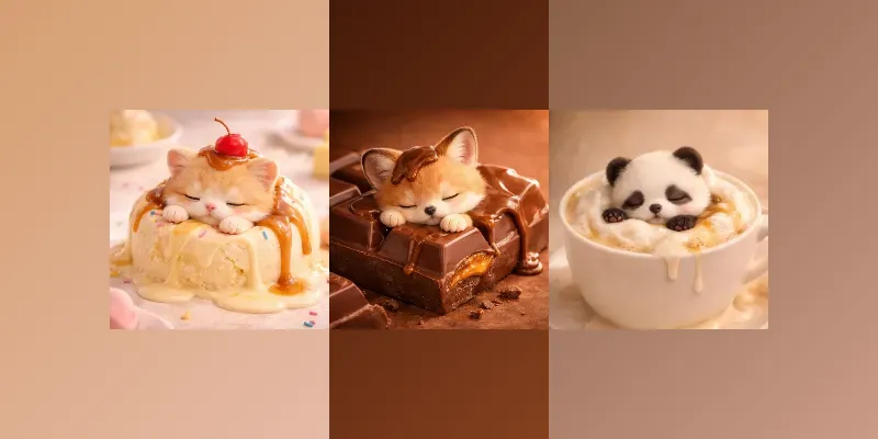 3D Cute Animal Concepts generated by undefined