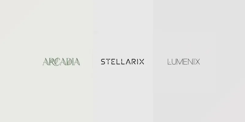 Modern Minimal Logo Designs generated by undefined