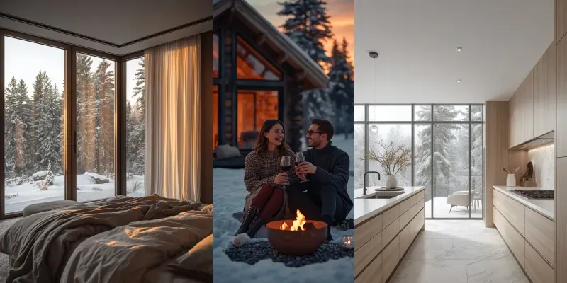 Ultrarealistic Nordic Winter Lifestyles generated by undefined