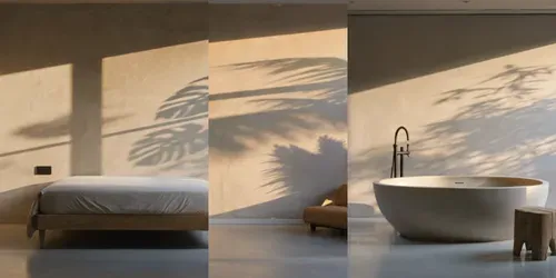 Minimalist Japandi Shadow Loops generated by kling