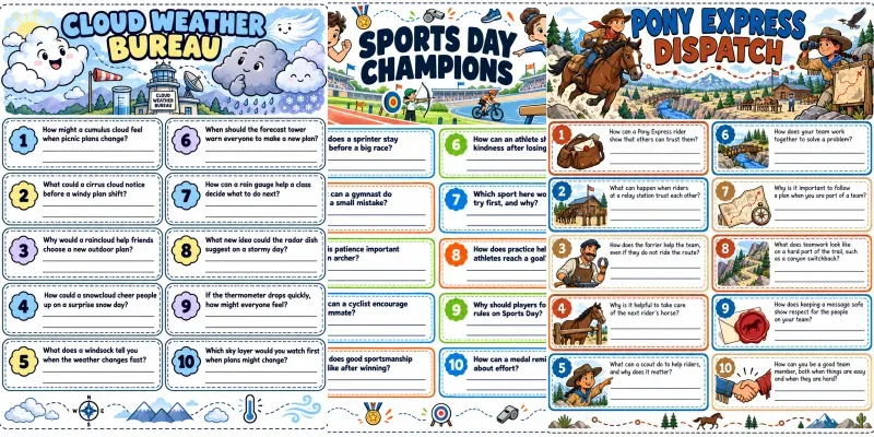 Friendship Interview Worksheets