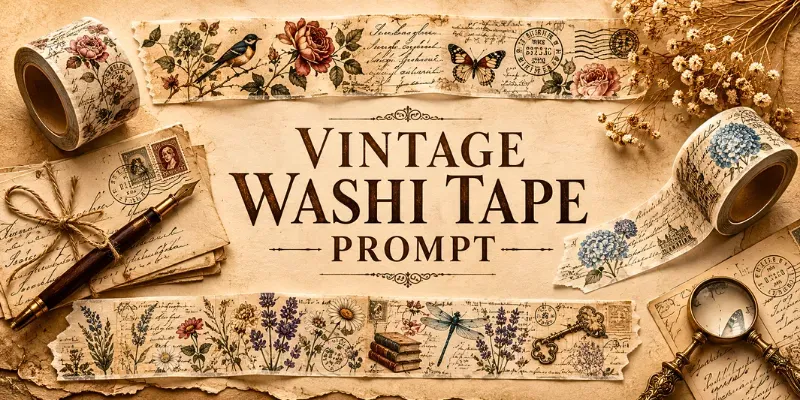 Vintage Washi Tape Creators generated by undefined