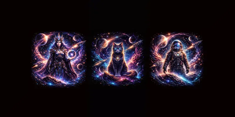 Legendary Cosmic Prints generated by undefined