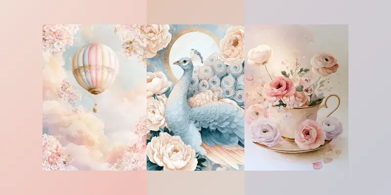 Pastel Fairytale Dreams generated by undefined