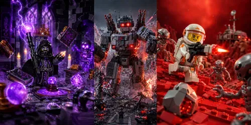 Lego Cinematic Action Scenes Hyper 8K generated by chatgpt-image