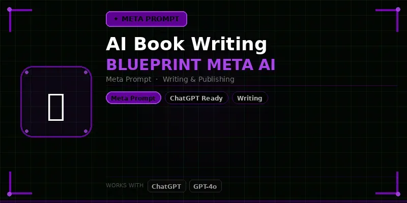 Book Writing Blueprint Meta Ai generated by undefined
