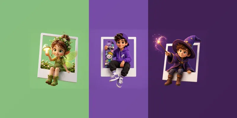 3D Character Studio Popout Portraits generated by undefined