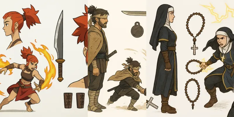 Hero Character Sheets generated by undefined