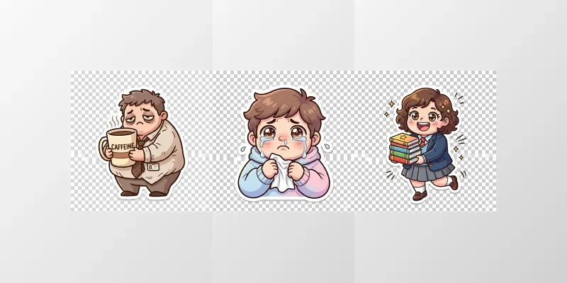 Viral Emotional Stickers generated by undefined
