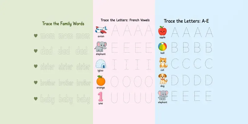 Letter Number Tracing Generator generated by undefined