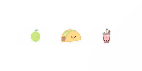 Kawaii Minimalist Sticker Generator generated by gemini-image