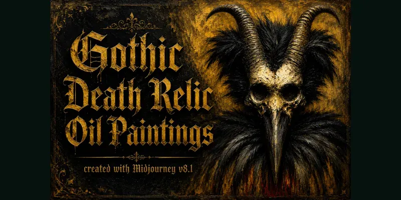 Gothic Death Relic Paintings generated by undefined