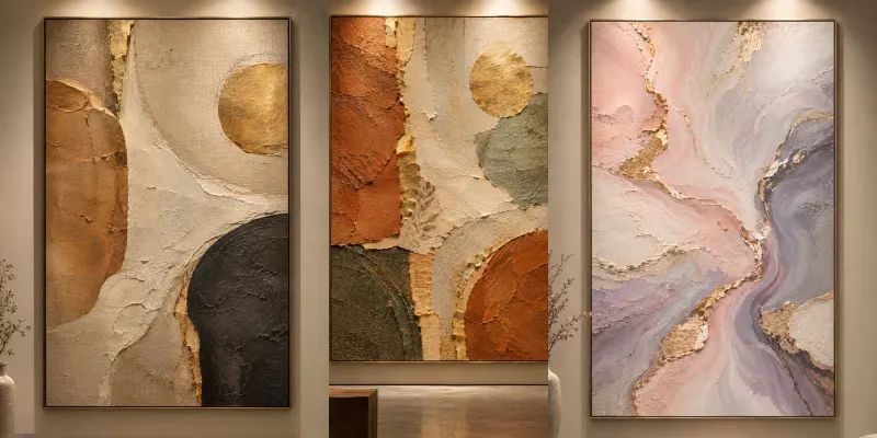 Modern Abstract Textured Wall Art