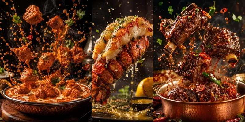 Epic Food Splash Photography generated by undefined