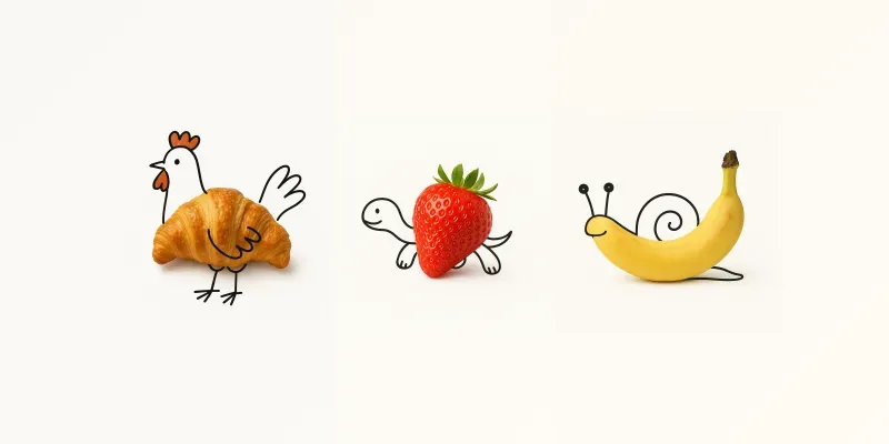 Food Doodle Zoos generated by undefined