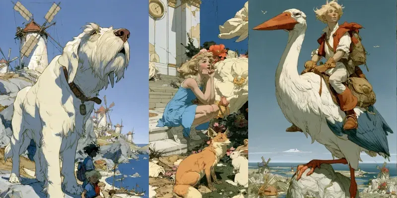 Vintage Cartoon Adventure Worlds generated by undefined